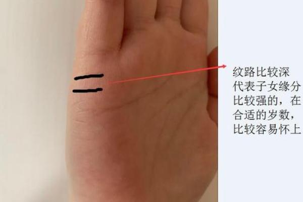 手相中子女线的位置与人生影响
