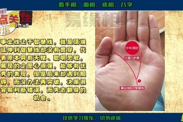 手相中事业线的意义与影响：职业成功的关键线索