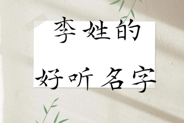 姓李的女宝宝名字大全，优雅又有内涵