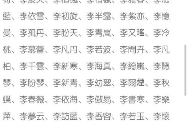 姓李的女宝宝名字大全，优雅又有内涵