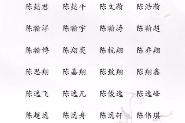 陈姓起名技巧：如何为宝宝选一个寓意深远的名字