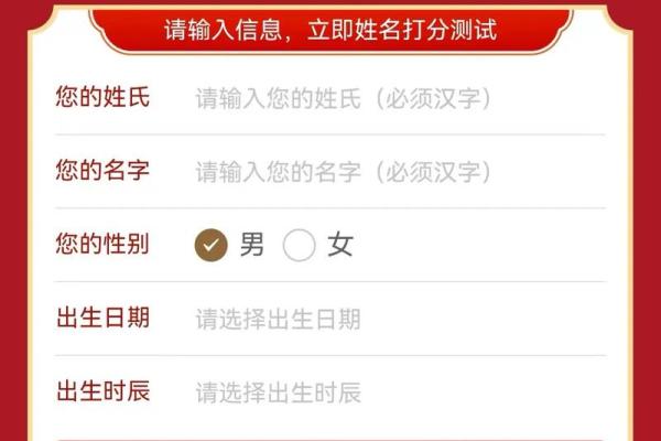 使用免费测名字打分网，快速找到最佳名字方案