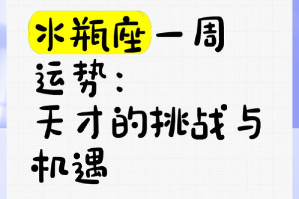 水瓶座运势全面解析：新机遇与挑战并存
