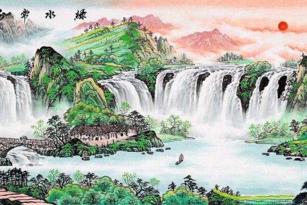 聚宝盆招财进宝风水画让财富源源不断