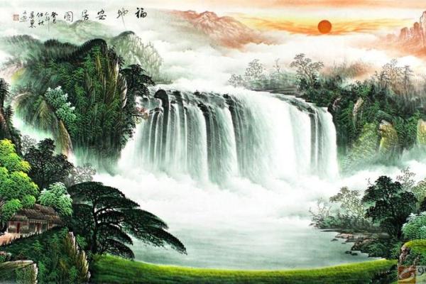提升家居财运的聚宝盆招财进宝风水画