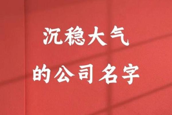 如何为公司起个独特且有吸引力的名称
