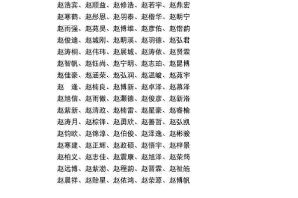 赵姓男孩起名推荐：最具韵味的赵字名字