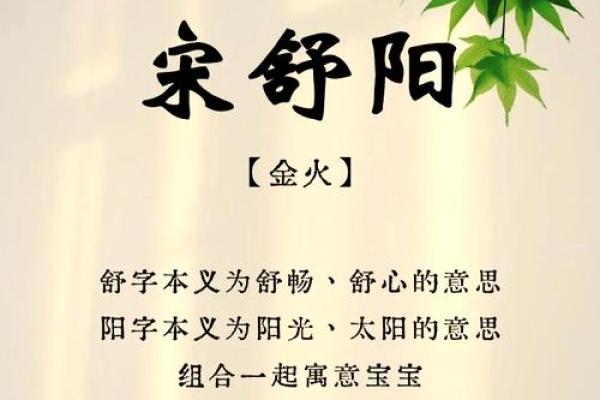 宋字宝宝名字精选