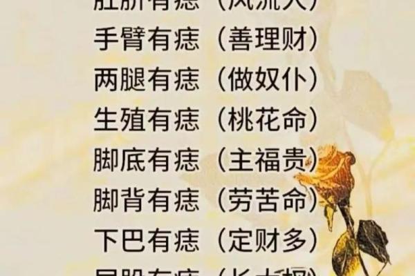 夫妻宫痣相大揭秘：看看你的爱情运势如何
