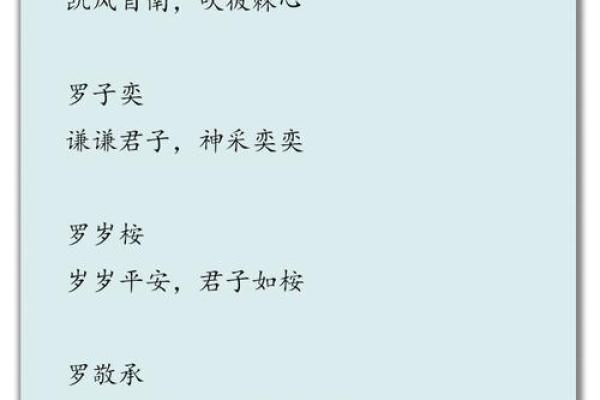 给罗姓男孩起个响亮名字的最佳方法