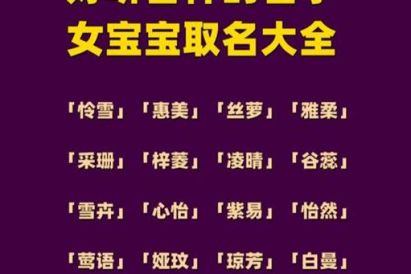 沈阳女宝宝名字精选