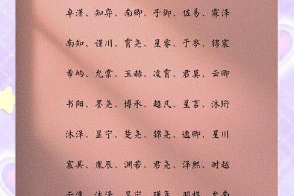 名字中的诗意与成长