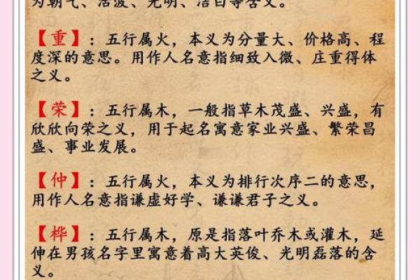 男孩名字缺火常用字汇总