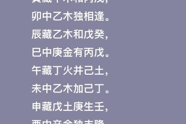 解锁地支奥秘：一招看穿地支藏干