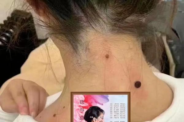 脖子右侧双痣，时尚个性亮点足