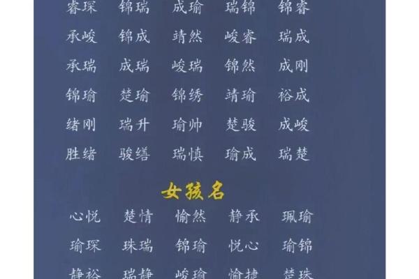 五行缺金命名的五个关键要素