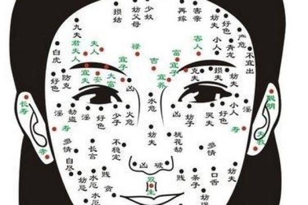 面部痣相大全，女人命运的秘密密码，赶紧来看看！