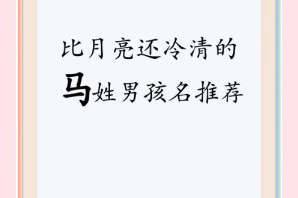 马年男宝宝吉祥名汇