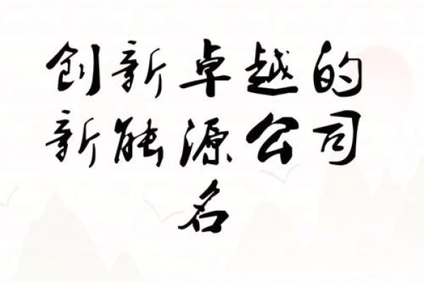 泰字寓意深远：打造独特企业形象的公司命名秘籍