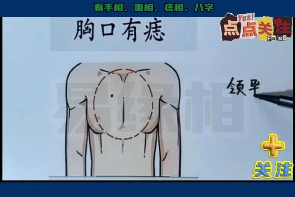 胸前痣相揭秘：财运亨通的神秘符号
