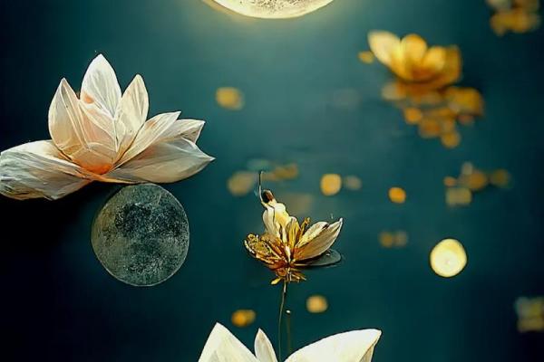中秋月圆，共赏花好时节