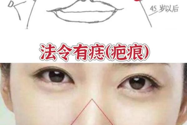 痣相揭秘：法令线上的神秘印记