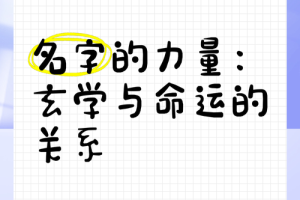 姓名运势揭秘：解码名字背后的神秘力量