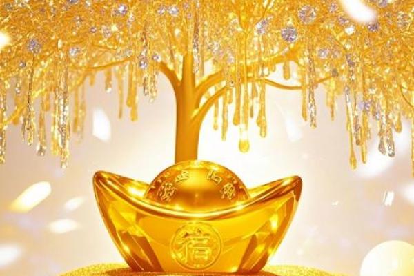 金玉满堂，财运亨通风水壁纸