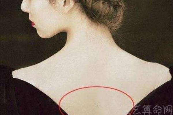 后背痣相图解，女人命运好坏一图看