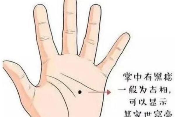 手中红痣，福缘深厚！