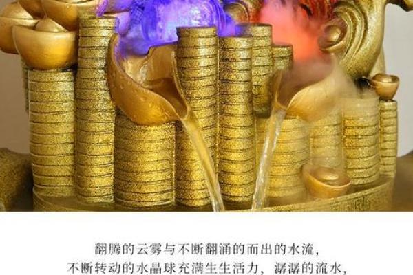 财运滚滚来，风水摆件流金流水神器
