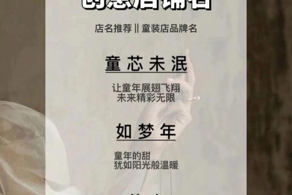 童装品牌起名网助力创业者打造独特儿童服饰品牌名称
