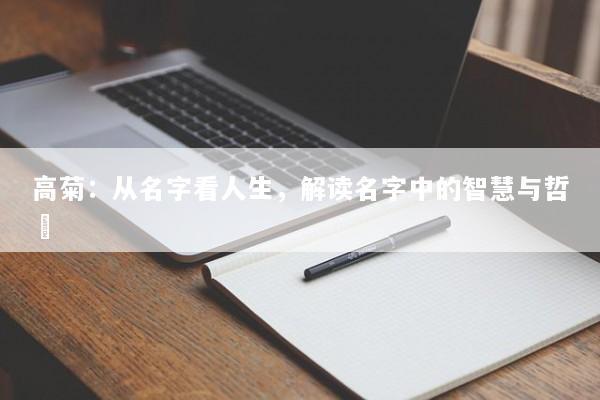 高菊：从名字看人生，解读名字中的智慧与哲琿