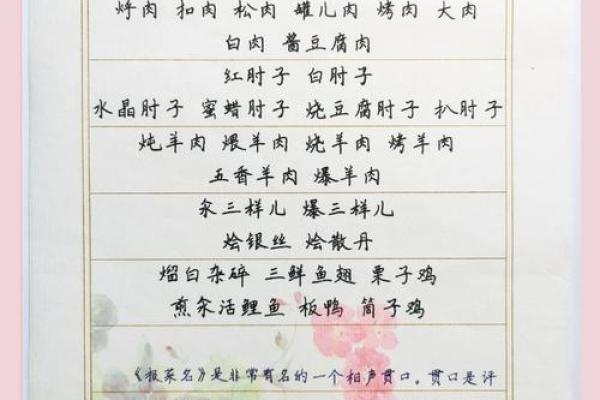 探索经典菜名背后的文化与故事