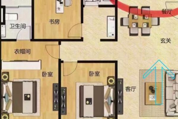 冰箱门对厨房门，揭秘家居风水中的神奇布局！