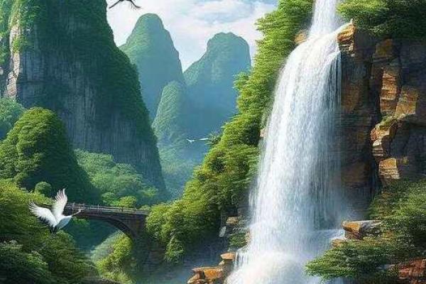 风水大师亲授：打造财运亨通山水风景