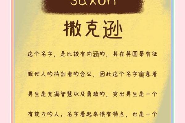 打造独特个性的男孩英文名字大全