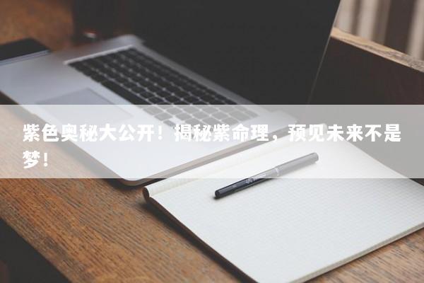紫色奥秘大公开！揭秘紫命理，预见未来不是梦！