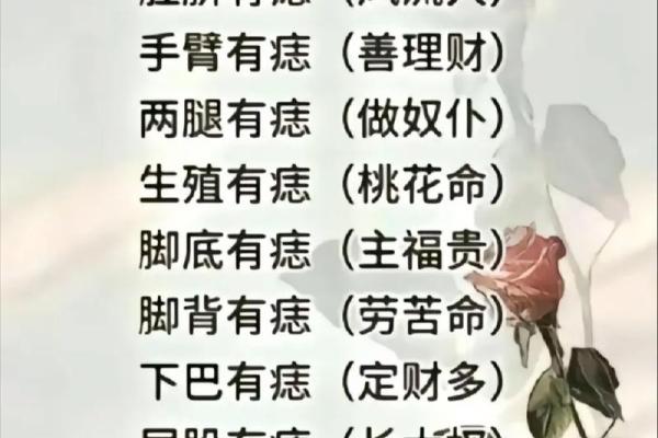 脖子相痣图解大全：揭秘你的运势与性格