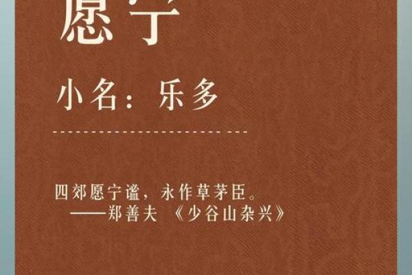 思宁：赋予名字的深层寓意与独特魅力