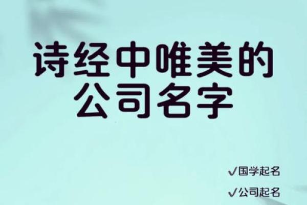 古诗词灵感命名公司：赋予品牌文化底蕴与诗意气质