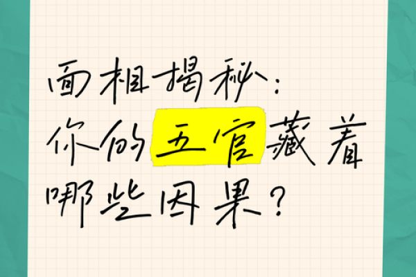 面相揭秘：解读命运之谜，五官间隐藏的运势密码