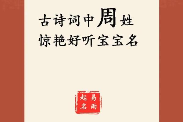 周姓女宝宝名字创意集锦