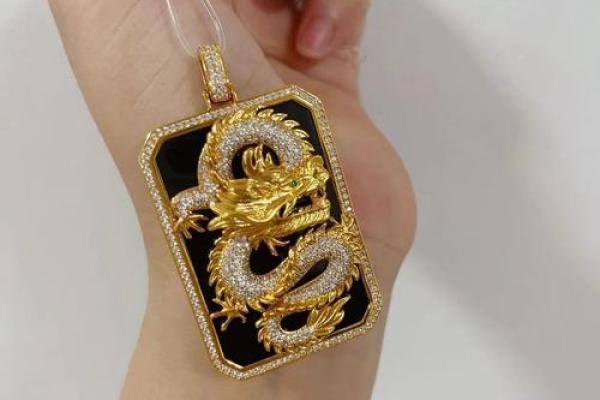 时尚风水宝物，金镶玉大理石吊坠，提升家居运势