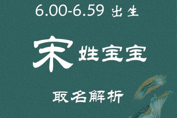 男孩姓宋起名的最佳选择与建议