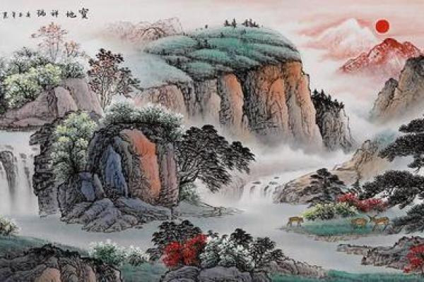 靠山风水画，打造你的家居财运磁场