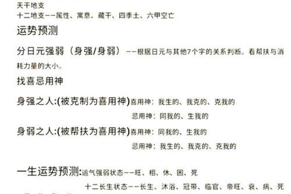 按生辰八字解析命运的奥秘
