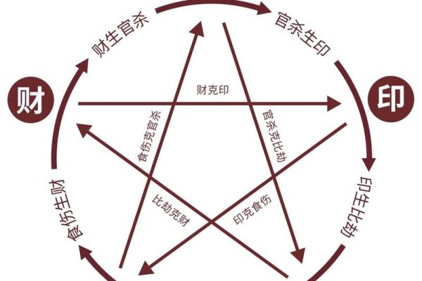 地支相生相克，十神关系揭秘