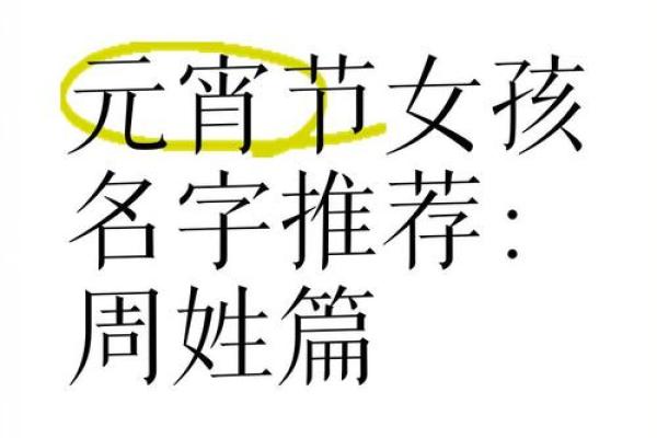 周氏女宝宝取名巧思集