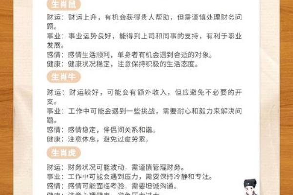 属相今日运势预测